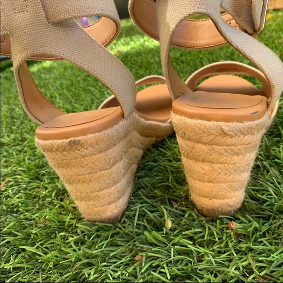 JCrew Tan Wedge Sandals - Picture 7 of 7